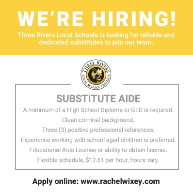 Three Rivers job opportunities